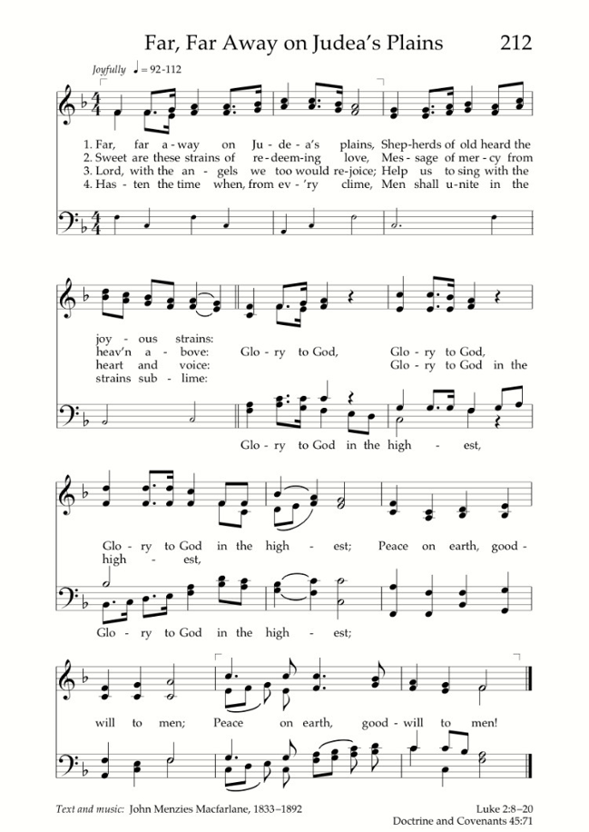 Far, Far Away in Judea's Plains