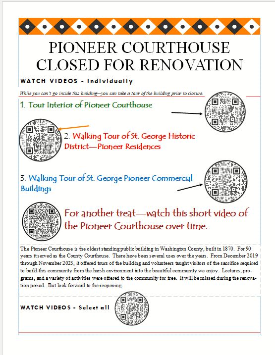 Historic District Walking Tours - St. George, Utah