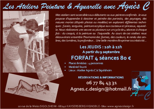 ATELIER PEINTURE/AQUARELLE