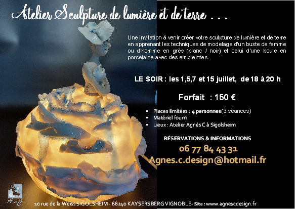 ATELIER SCULPTURE LUMIERE & TERRE