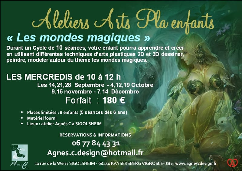 ATELIER Leçons d'arts pla ENFANTS