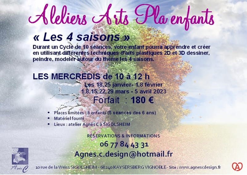 Atelier arts pla enfants