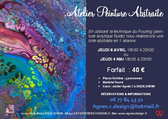 ATELIER PEINTURE POURING