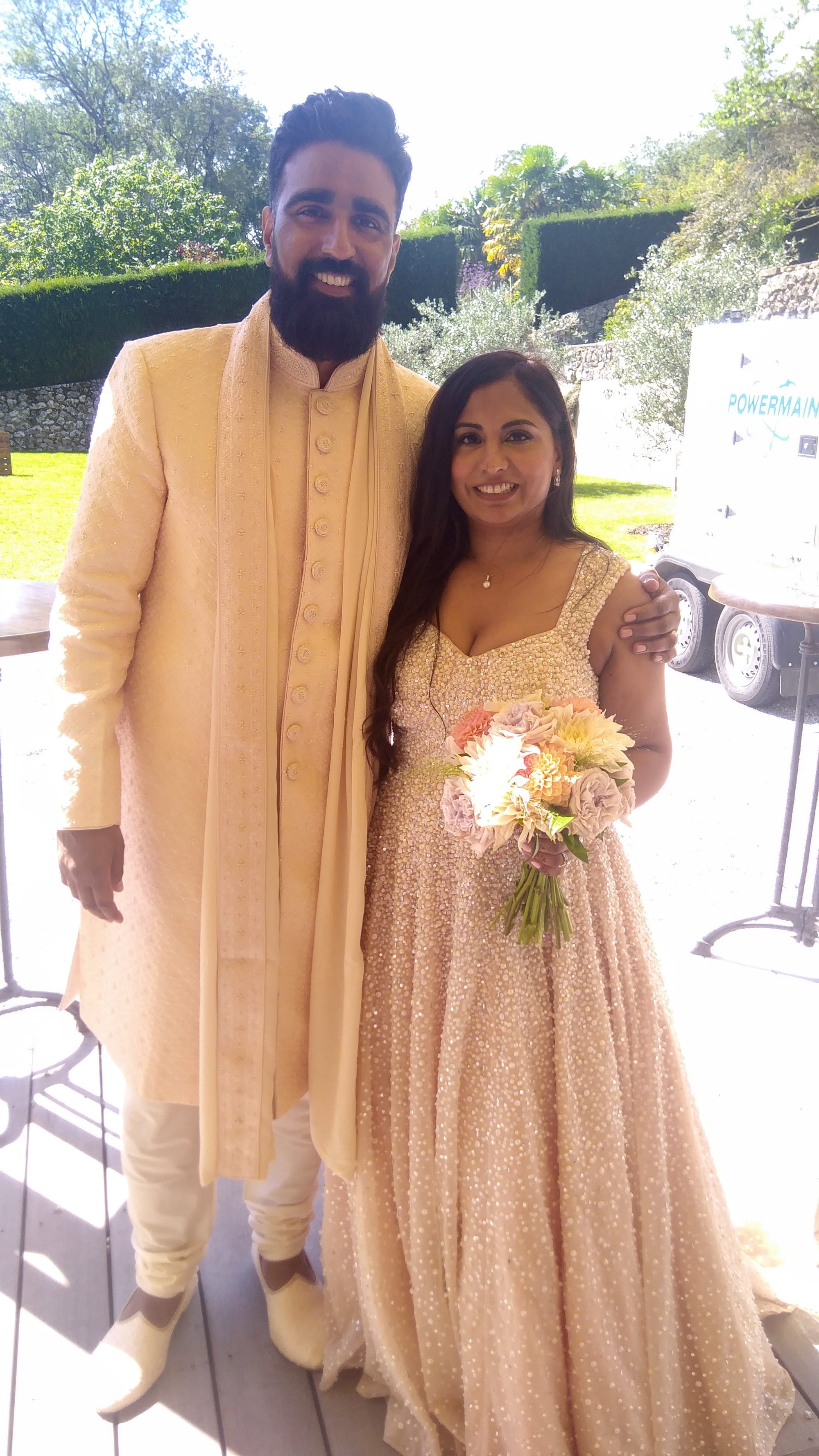 An English Civil Wedding Ceremony incorporating Asian traditions