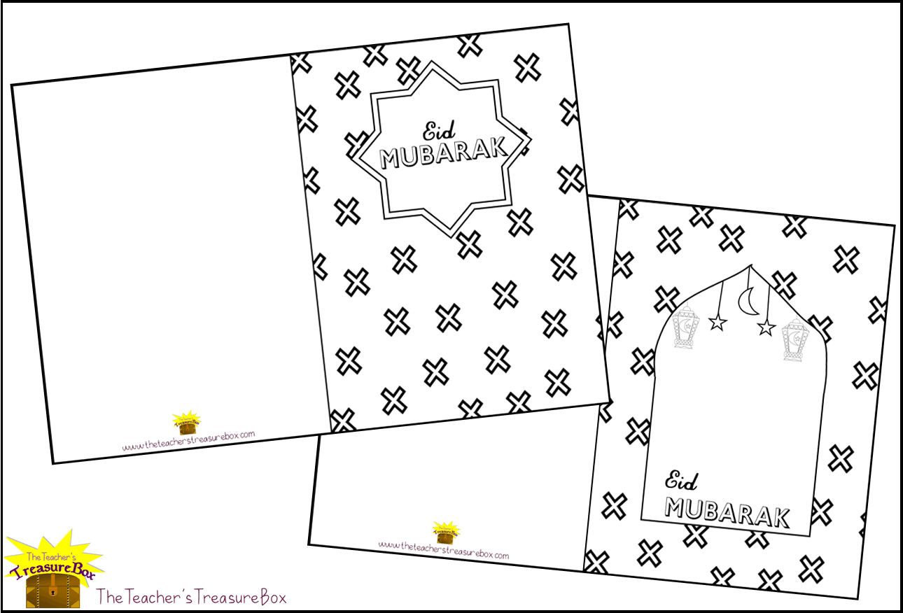 بطاقة العيد (صلبان الخلفية)