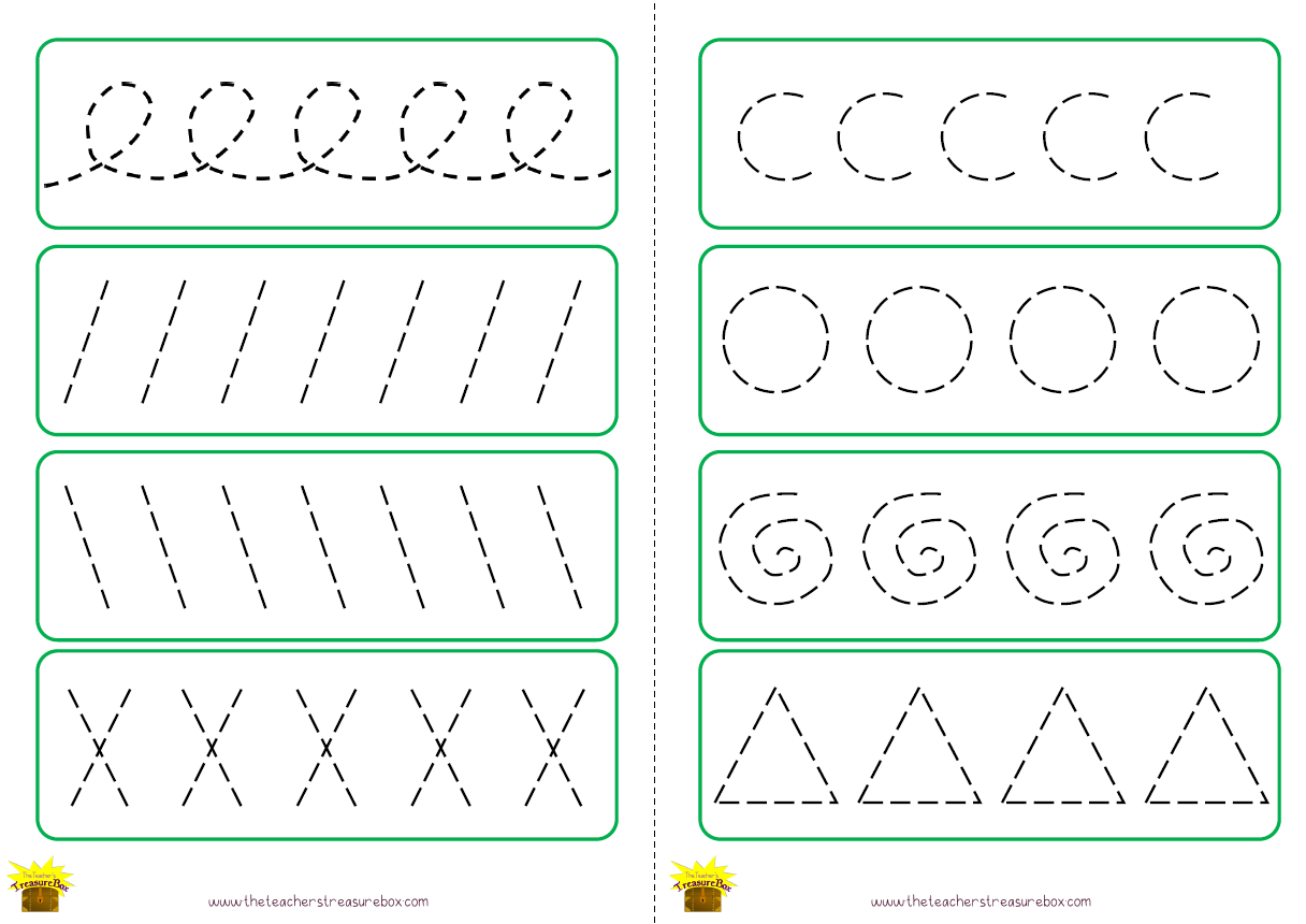 Pencil Control Activity Cards