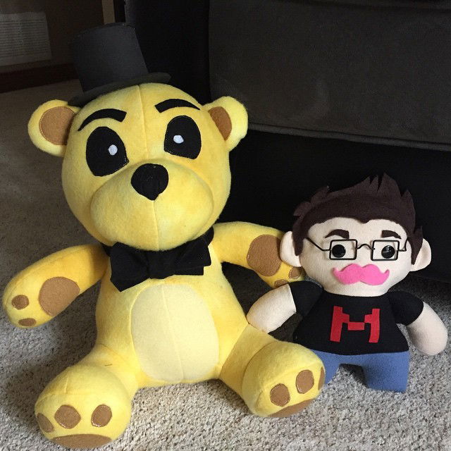 Markiplier and Golden Freddy