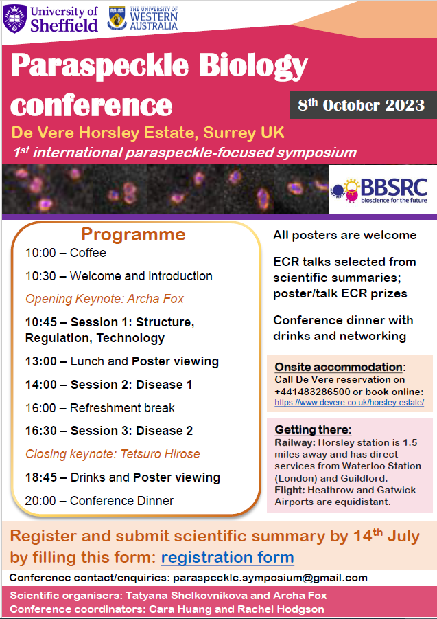 Paraspeckle conference 2023 - Copy