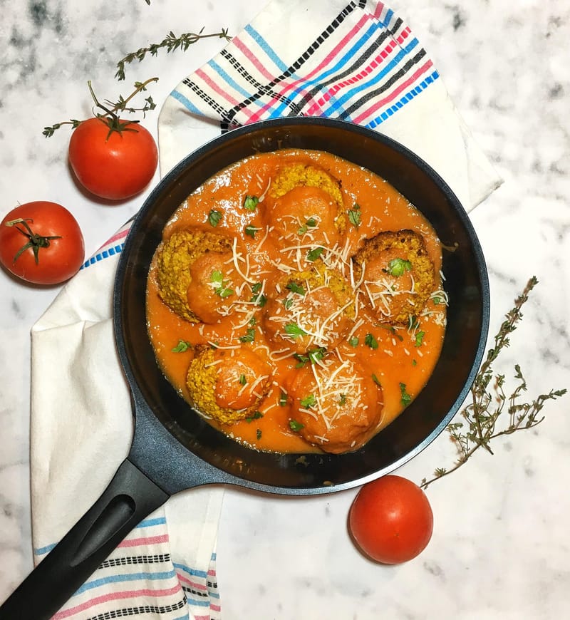 Albóndigas de Porotos blancos y Avena