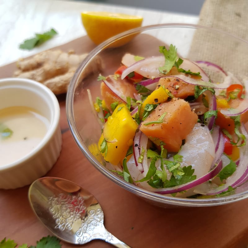 Ceviche más tropical 2.0