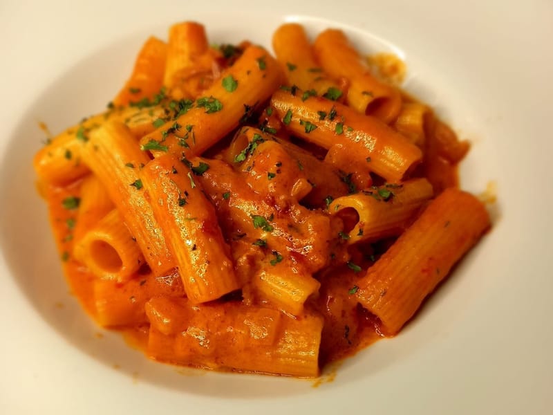 Rigatoni Piemontese ( pikant)