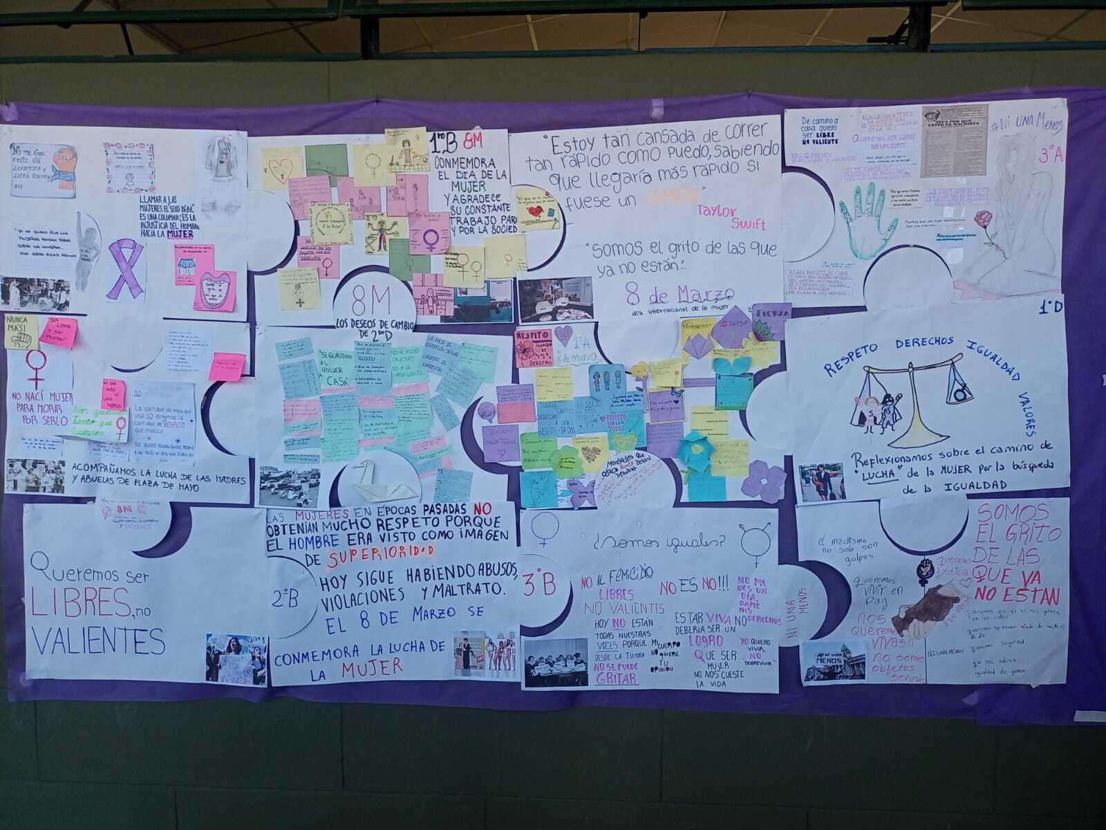 Secundaria conmemora el Día Internacional de la Mujer