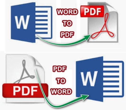 التحويل من وورد الى PDF والعكس للكومبيوتر والجوال