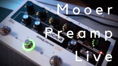 THE MOOER MICRO PREAMP LIVE!