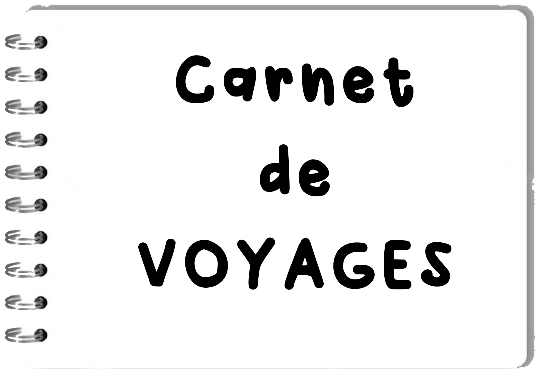 Carnet de voyages