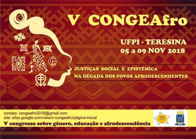V CONGEAfro: justiças social e epistêmica na década dos povos afrodescendentes