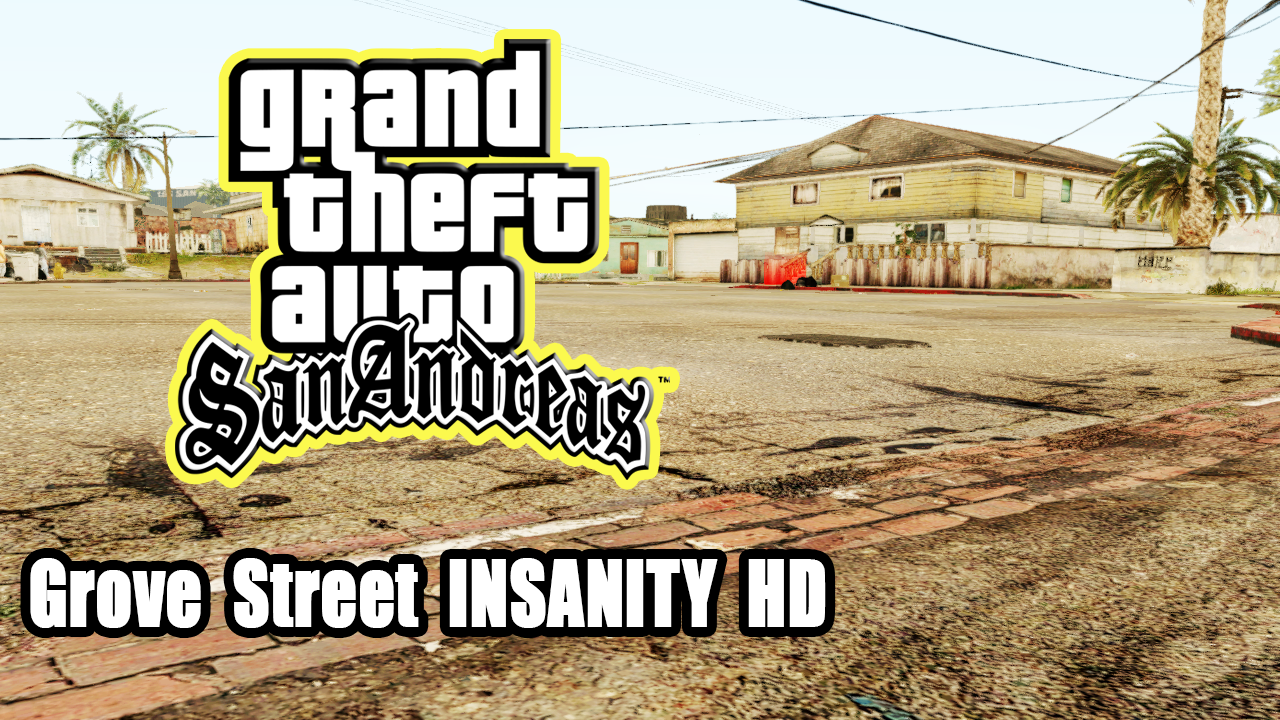 GTA SanAndreas Grove Street INSANITY HD