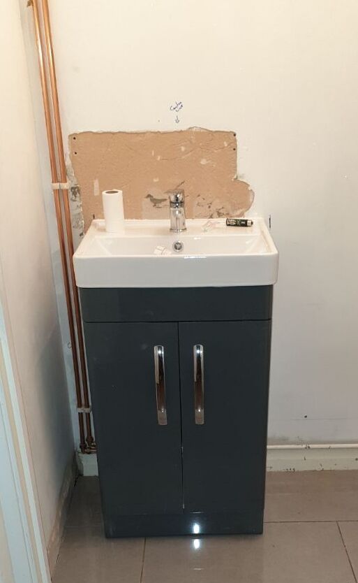 Vanity Unit Basin Install