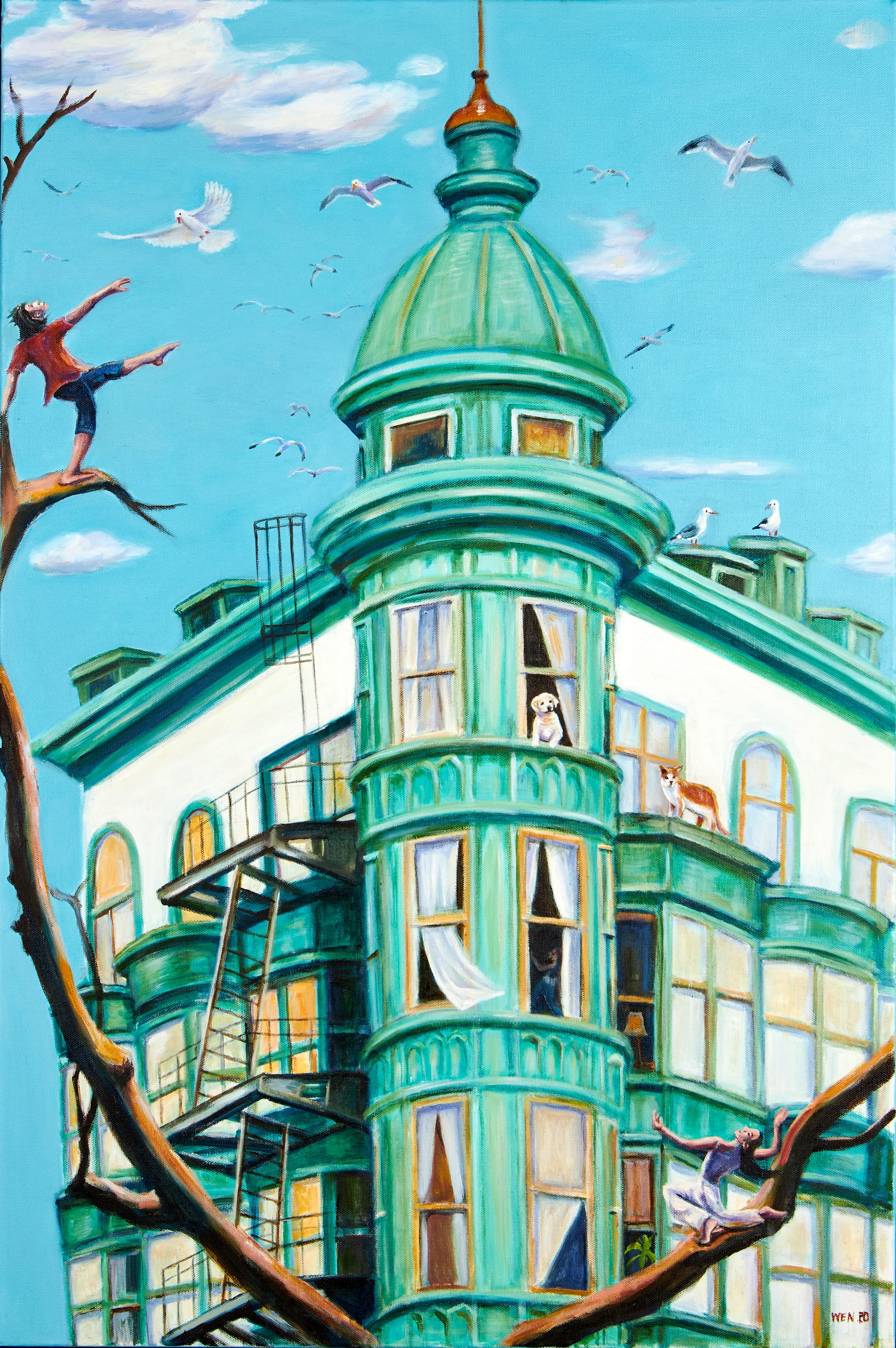 Ted Wen:文桂川 On the Edge: Hope #2(Columbus Tower, Three Floors)