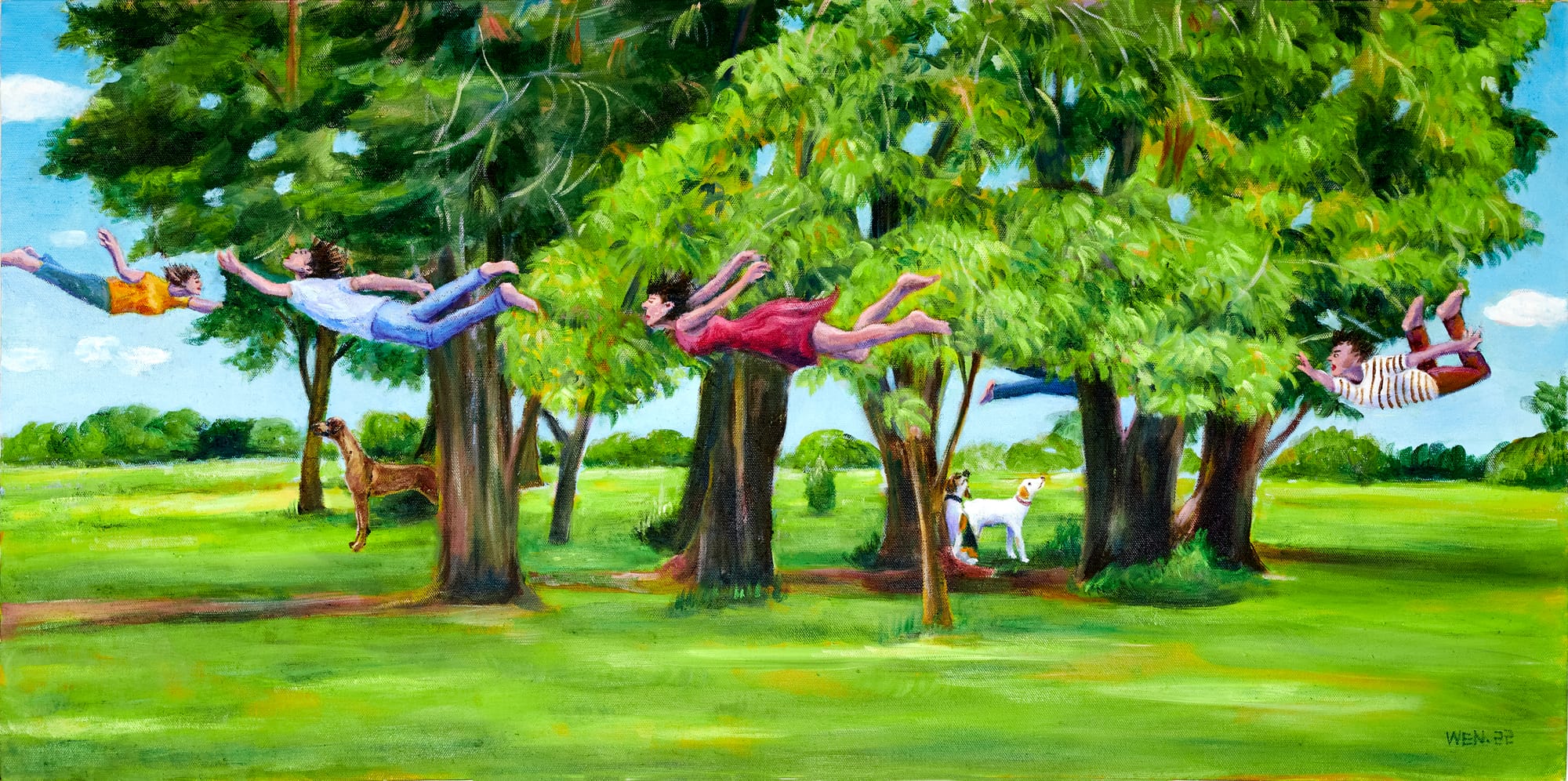 Ted Wen 文桂川 Floating in the Air #1