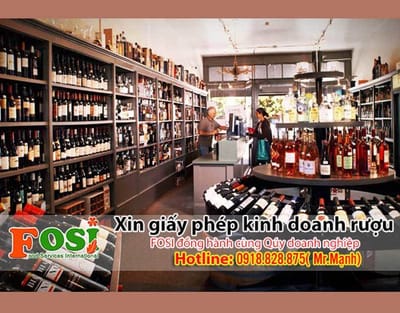 Lệ phí cấp giấy phép kinh doanh bán lẻ rượu