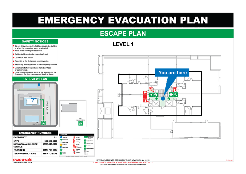 EVACUATION PLANS  ISO23601/SANS23601