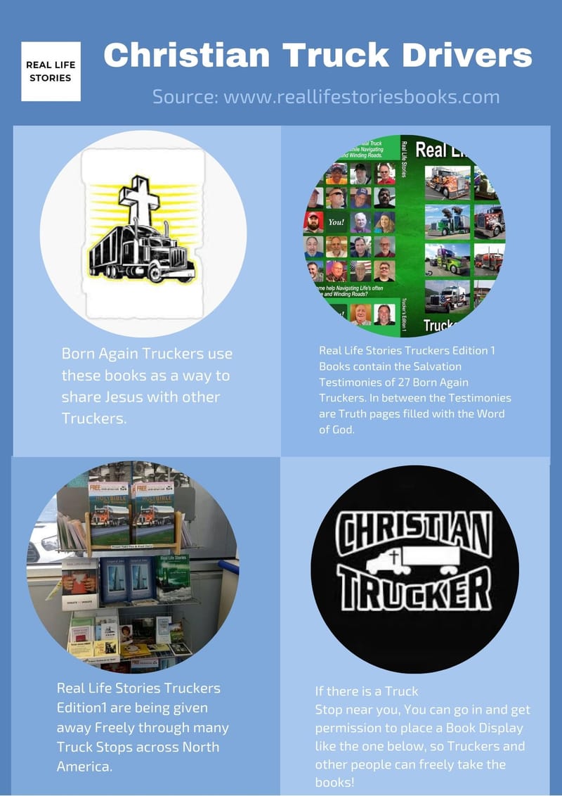 Real Life Stories Trucker’s Christian Testimony Books