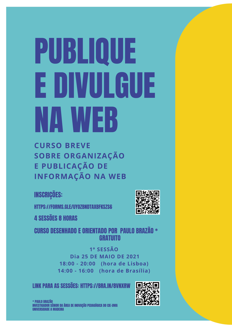 ORGANIZAÇÃO E PUBLICAÇÃO DE INFORMAÇÃO NA WEB