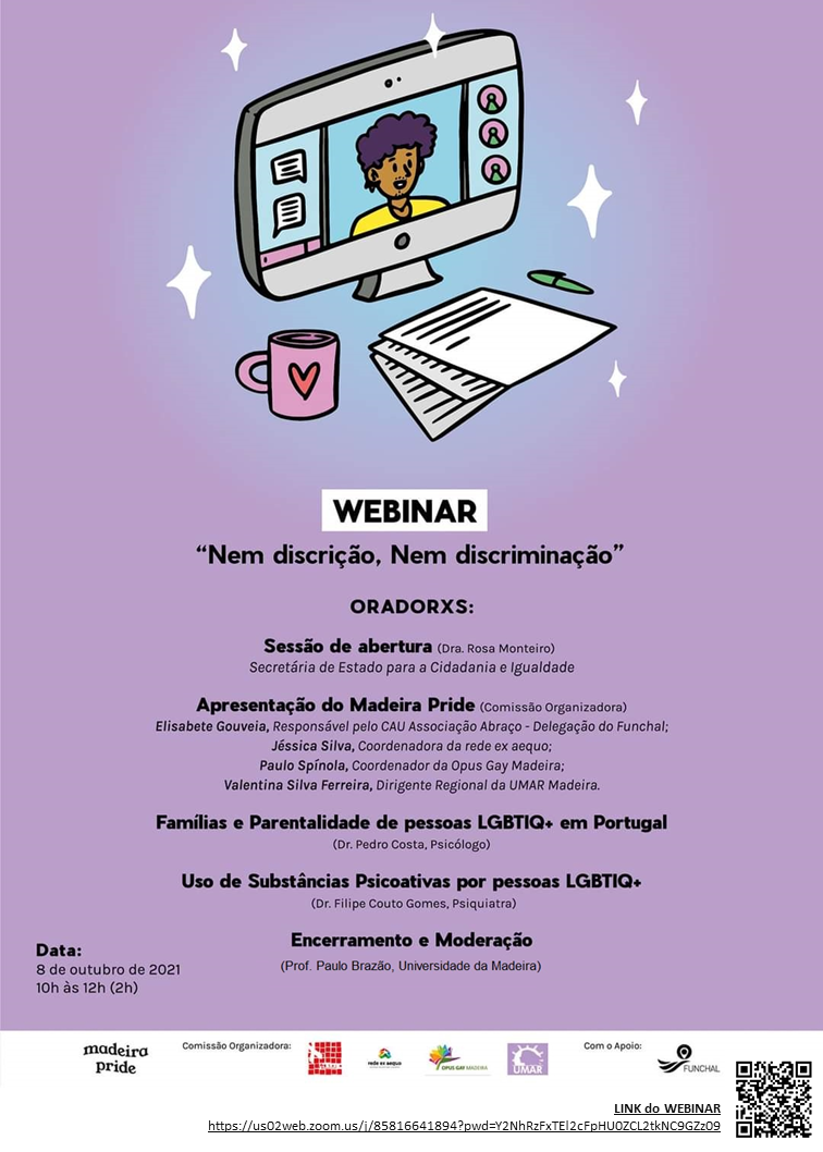 WEBINAR NEM DISCRIÇÃO NEM DISCRIMINAÇÃO