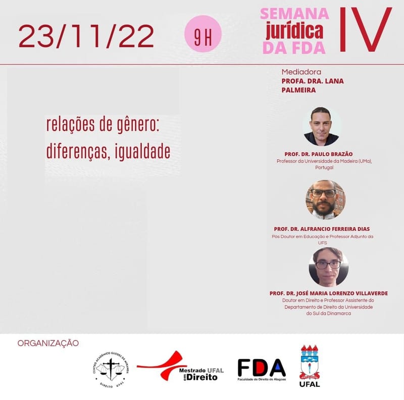 RELAÇÕES DE GÊNERO: DIFERENÇAS, IGUALDADE