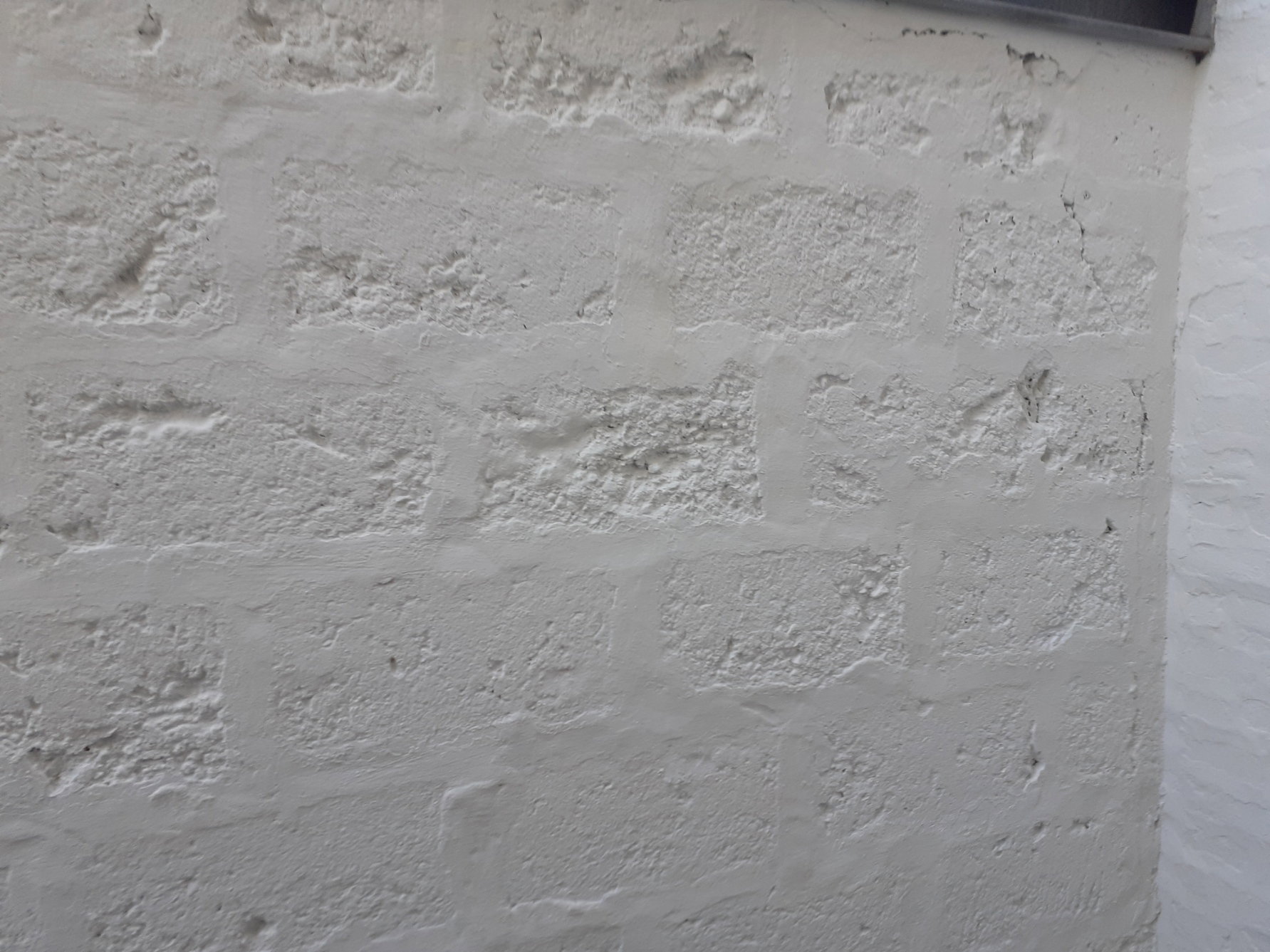 mur exterieur blanc