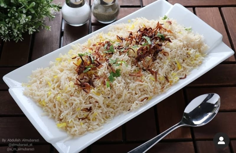 طبق رز ابيض سادة - White Rice