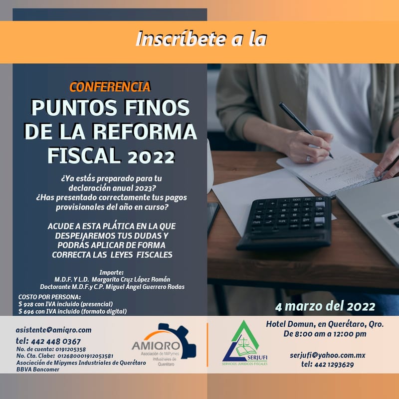 Conferencia "Reformas Fiscales 2022"