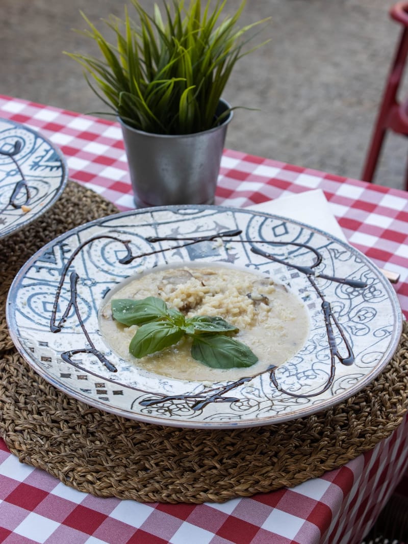 Mushroom risotto