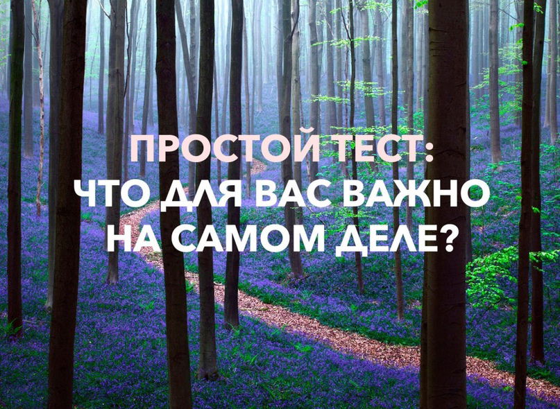 Tecт "Чтo для вac вaжнo?"