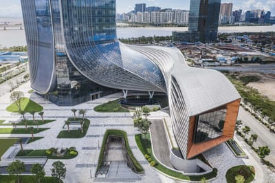 Centro Financeiro Internacional Hengqin por Aedas Architects