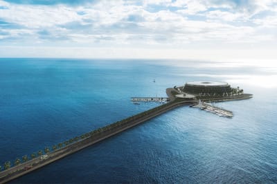 Hotel eco-flutuante no Qatar
