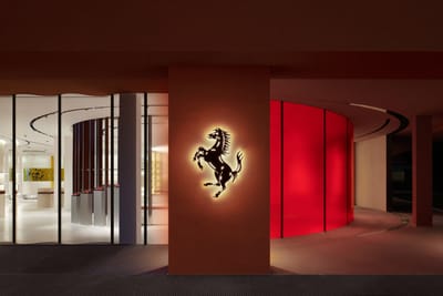 Ferrari Store - loja conceito projetada por Sybarite