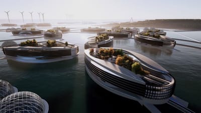 Justinian Khoo prevê redes de cidades flutuantes "para fornecer liberdade para a natureza em terra"