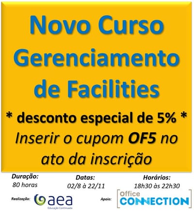 NOVO CURSO - Gerenciamento de Facilities