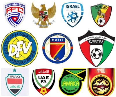 Seleções que disputaram a Copa do Mundo só uma vez - Pt 1