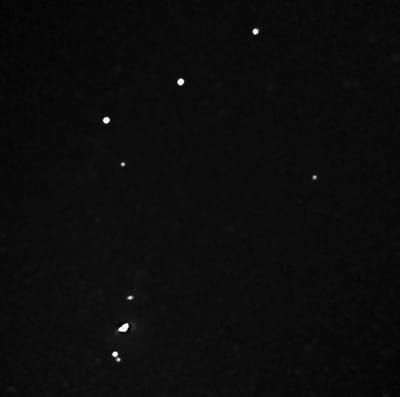 Orion and Running Man Nebulas