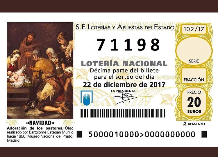 PAPELETA AGRACIADA CON EL NUMERO GANADOR #1198