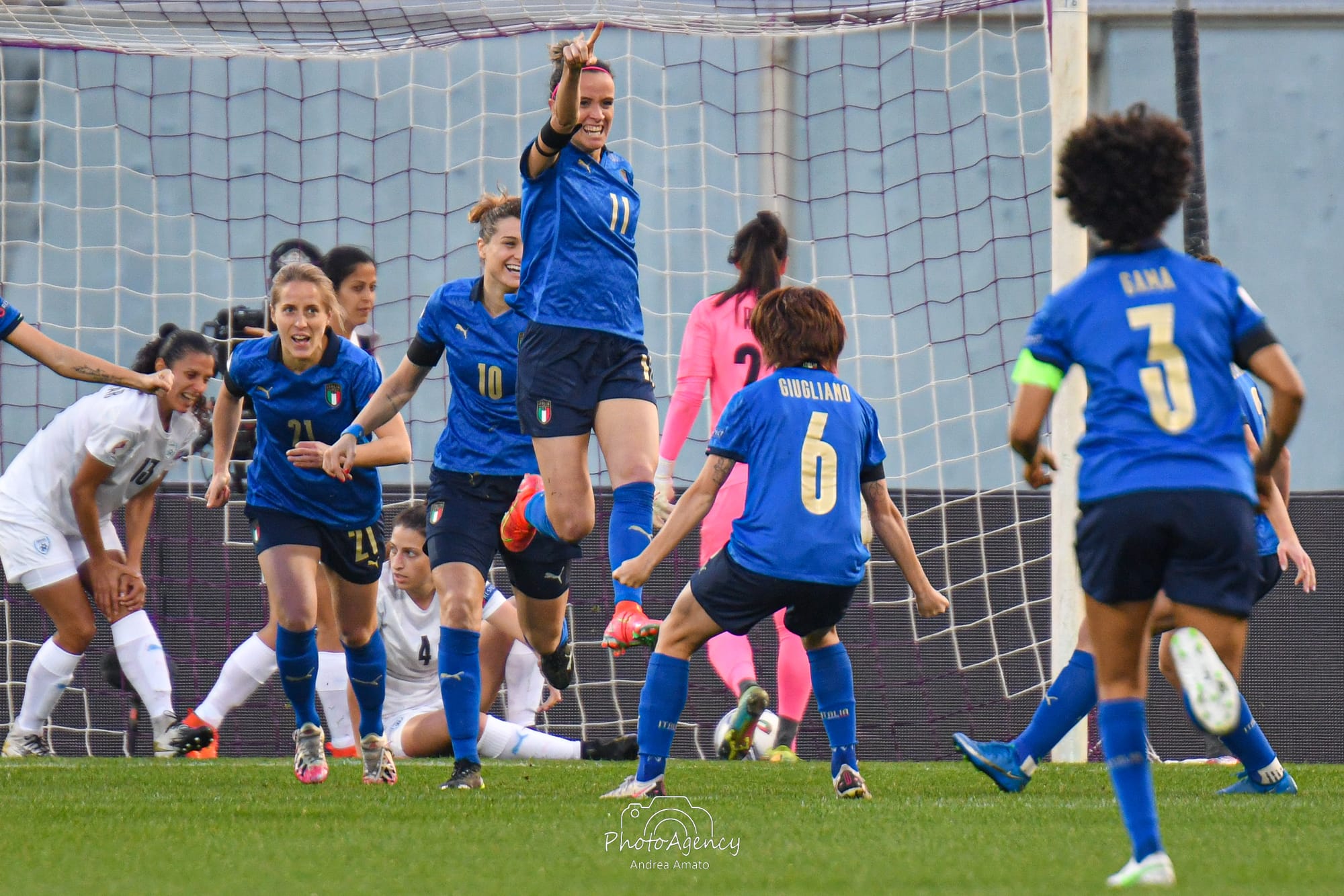 QUALIFICAZIONI EUROPEI FEMMINILI. ITALIA 12 ISRAELE 0. LE AZZURRE STACCANO IL BIGLIETTO PER L’INGHILTERRA.