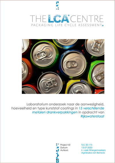 Maatregelen metalen drankverpakkingen