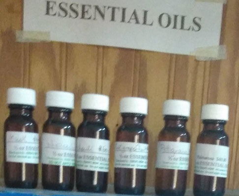 ESSENTIAL OILS in 1/2 oz btls