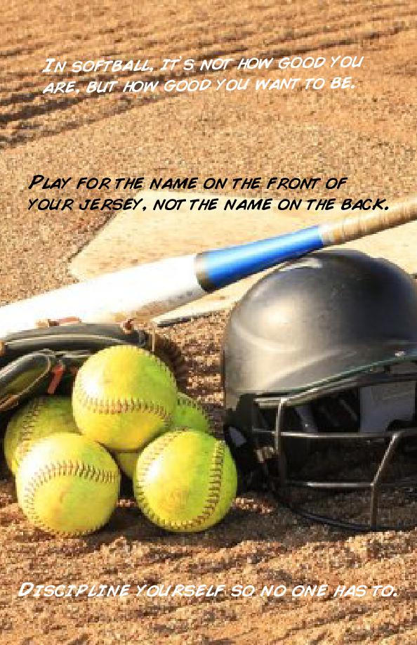 NEW- Softball Journals For Sale!