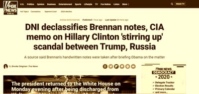 Le Service National du Renseignement américain a déclassifié les documents sur Hillary Clinton!!!