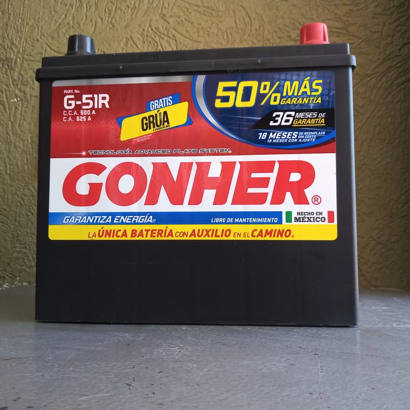 Bateria Gonher 51 R