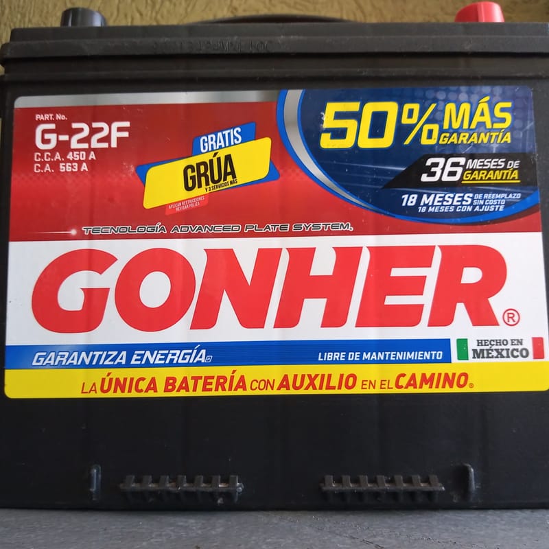 Bateria Gonher 22 F